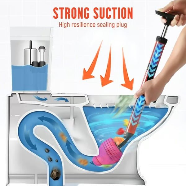 FLOWMAX – Ventouse haute pression pour débouchage rapide des toilettes