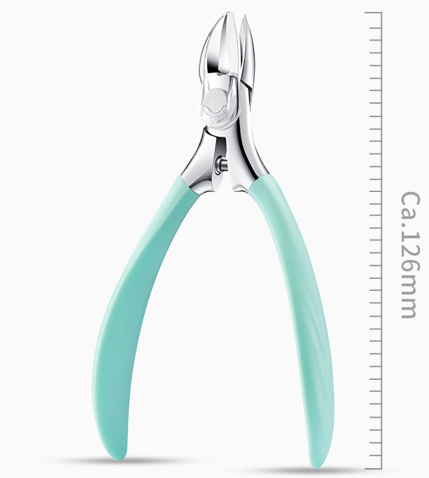 Cortauñas premium para uñas de los pies para personas mayores – Cortauñas ergonómico de acero inoxidable