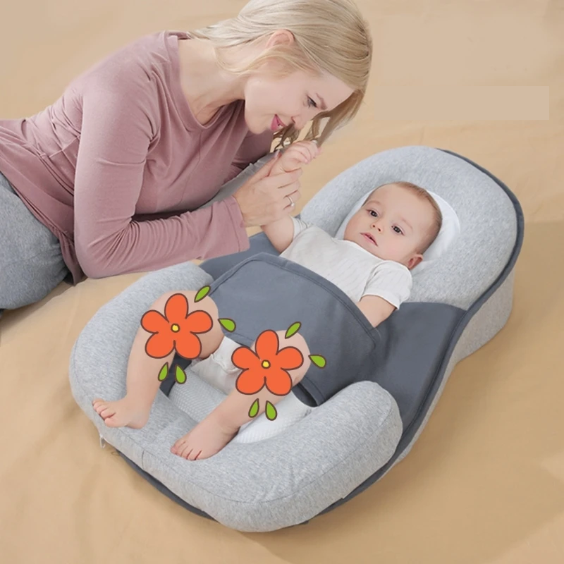 ComfyNest Almohada para bebé con inclinación – Almohada anti-regurgitación para lactantes, ergonómica y cómoda para un sueño reparador