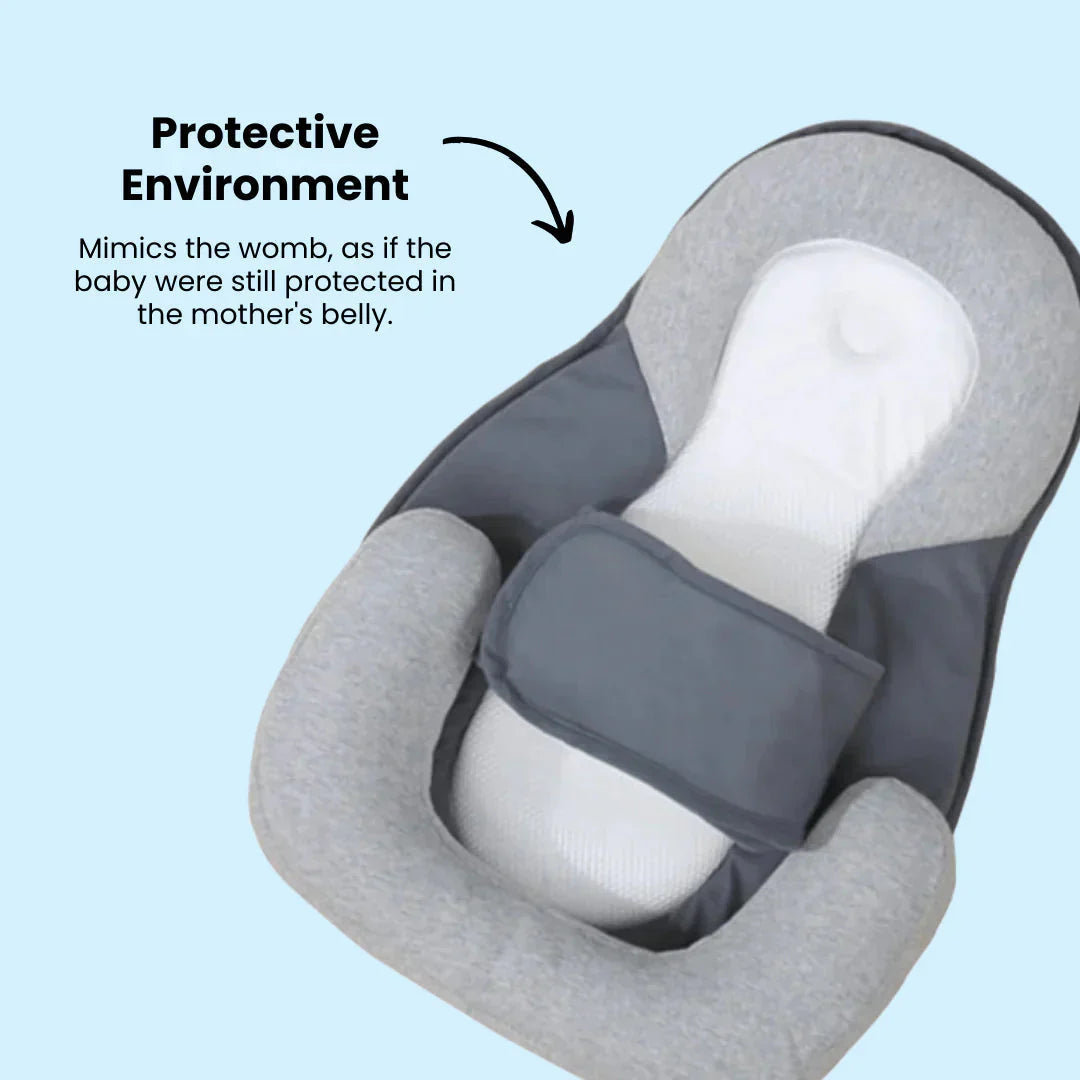 ComfyNest Almohada para bebé con inclinación – Almohada anti-regurgitación para lactantes, ergonómica y cómoda para un sueño reparador