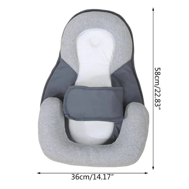 ComfyNest Almohada para bebé con inclinación – Almohada anti-regurgitación para lactantes, ergonómica y cómoda para un sueño reparador