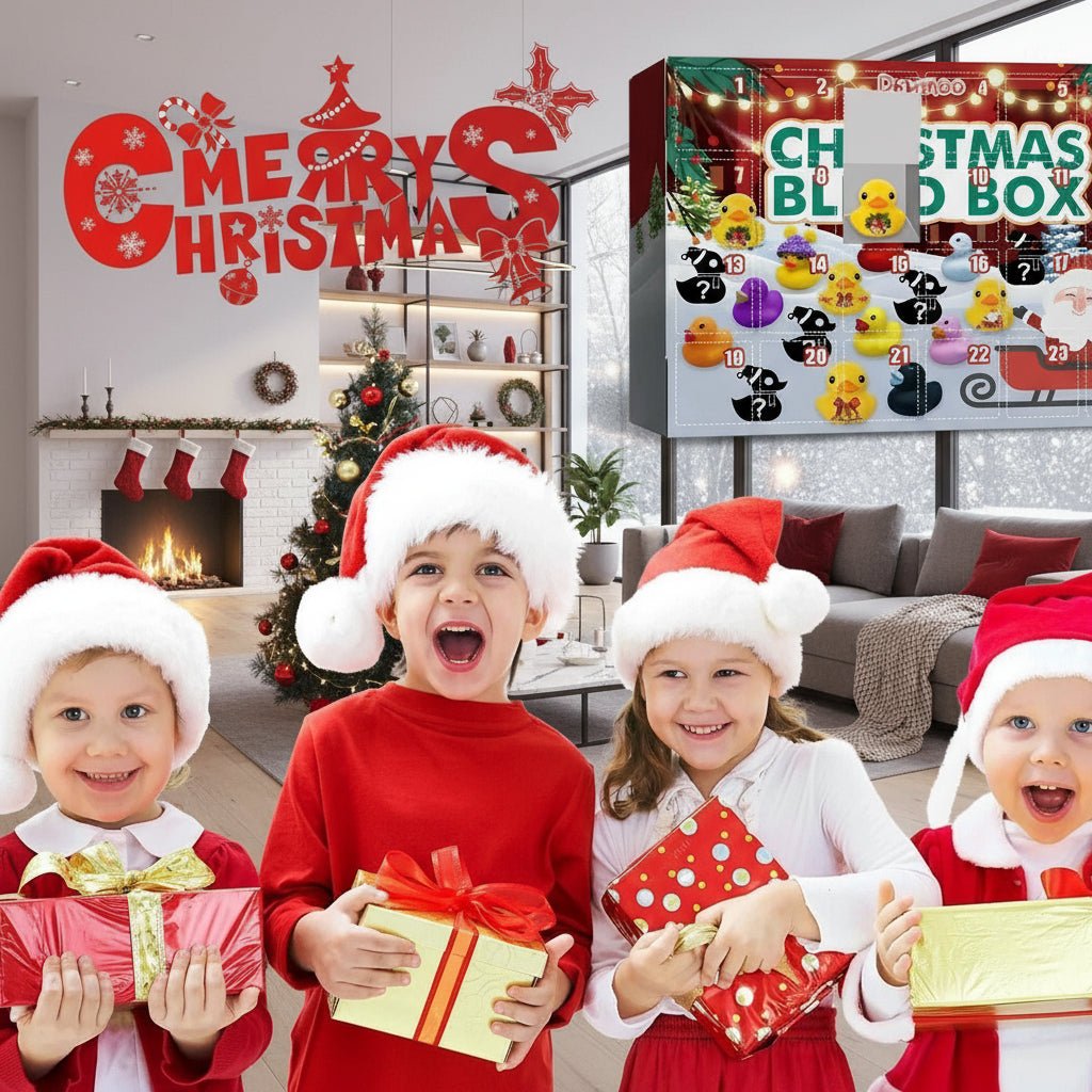 QUACKVENT – Weihnachts-Quietschenten-Adventskalender 2025 mit 24 festlichen Badeenten 2