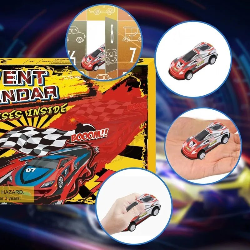 RACEMAS – 24-tägiger Weihnachts-Adventskalender mit Mini-Rennwagen-Überraschungen 4