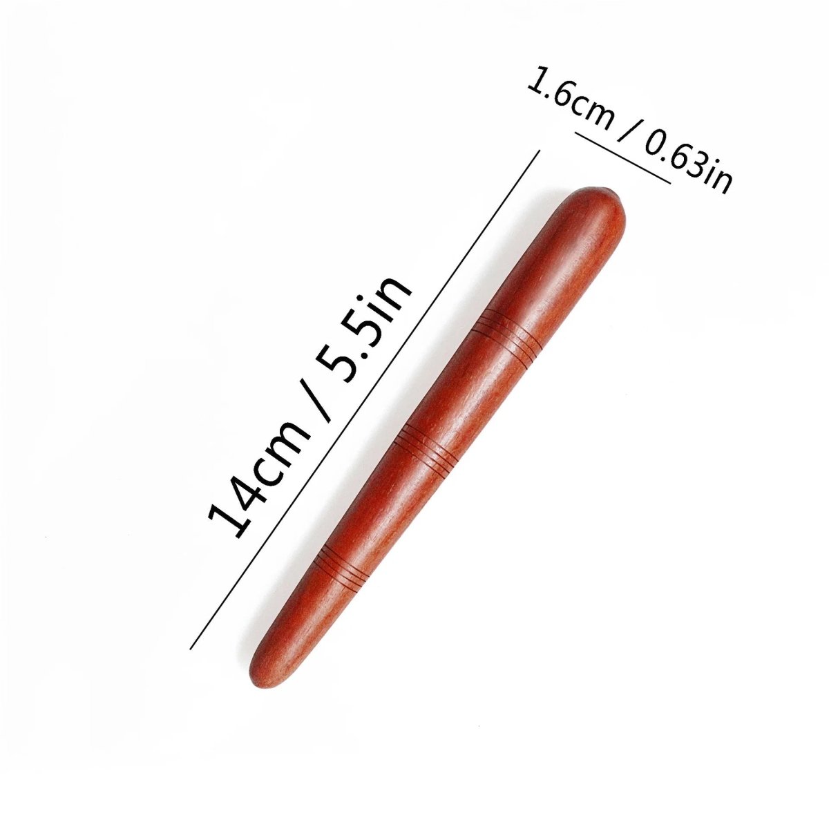 REFLEXWOOD – Natürlicher Akupunktur-Massagestab aus Holz für Fußreflexzonenmassage und Meridiantherapie 5