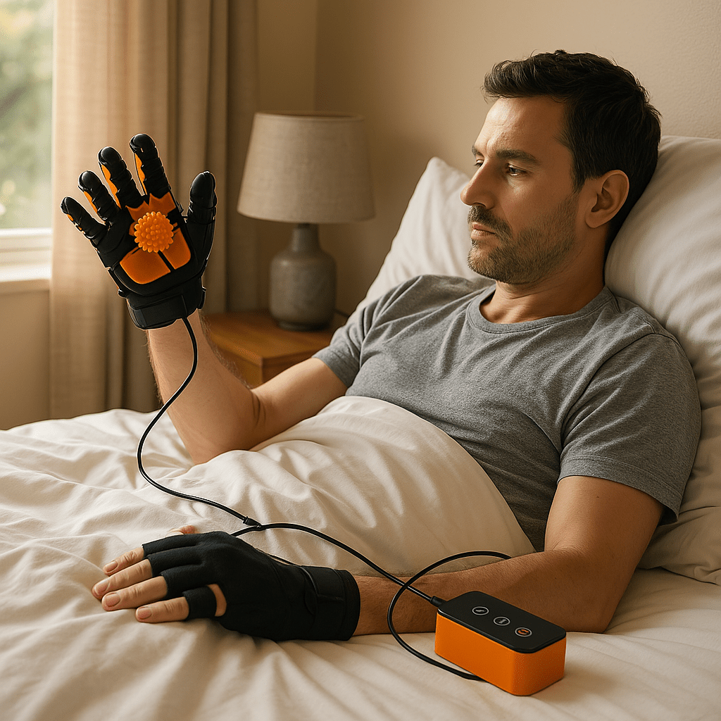REHABGLOVE – Automatische Handtrainer-Handschuhe für die Heimrehabilitation und den Kraftaufbau 8