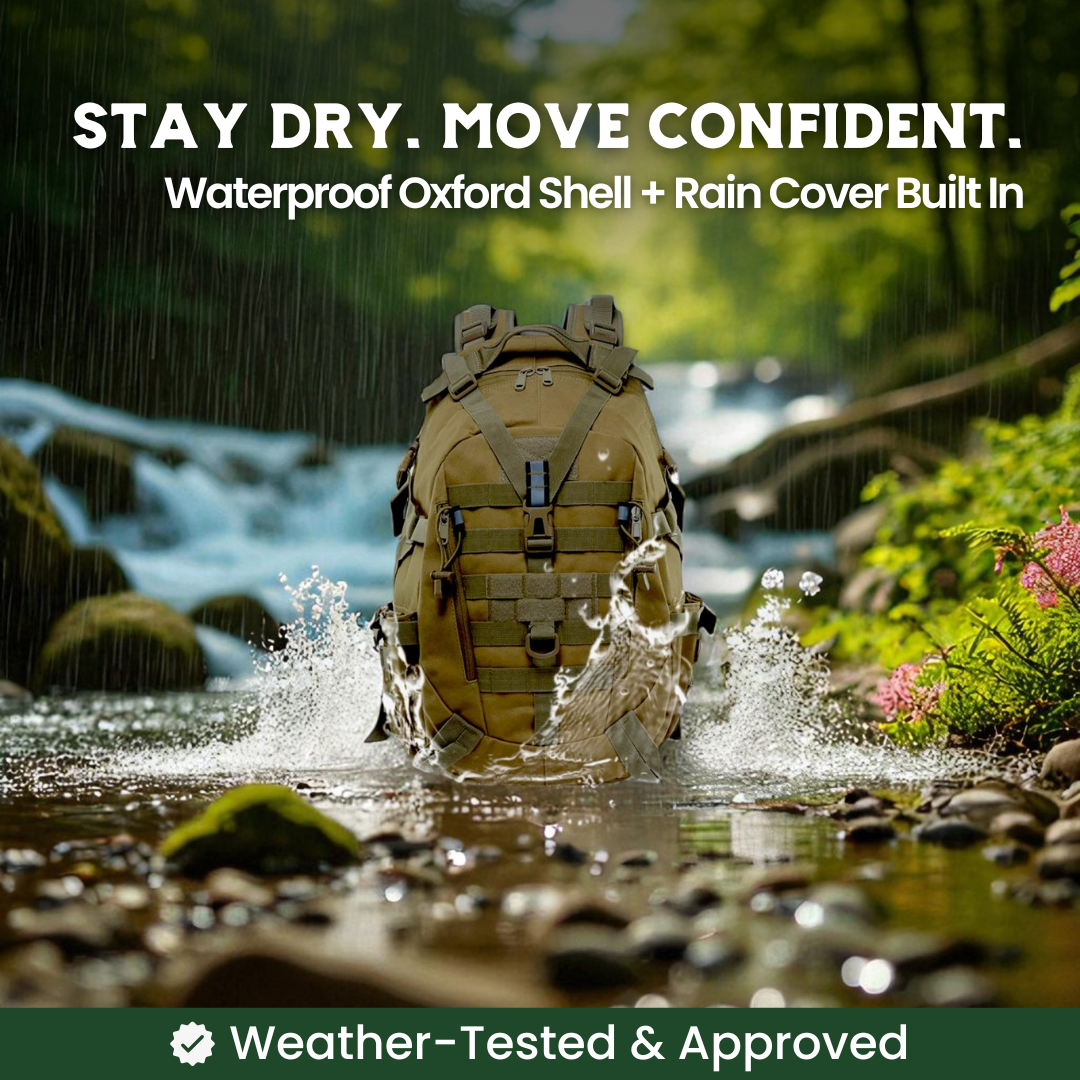 ROVEX TACTICAL BACKPACK - 40L outdoor rucksack with waterproof military quality