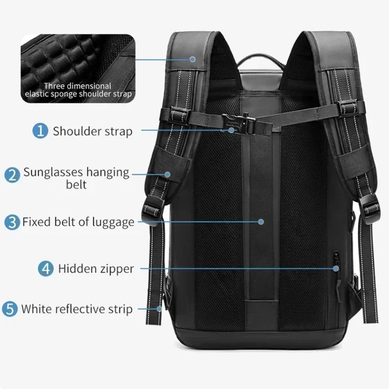 AIRTRAIL Backpack - Compressible laptop backpack for travelling