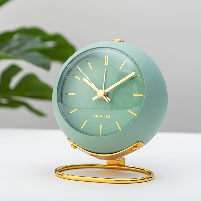 Buzzley – Retro Analog Alarm Clock with Silent Mechanism