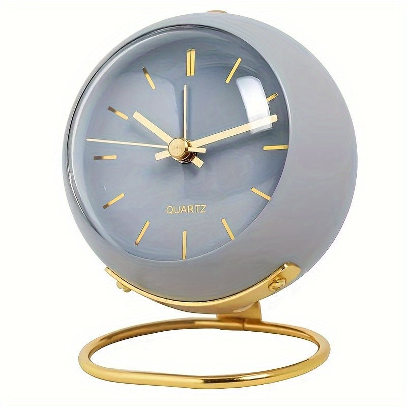 Buzzley – Retro Analog Alarm Clock with Silent Mechanism