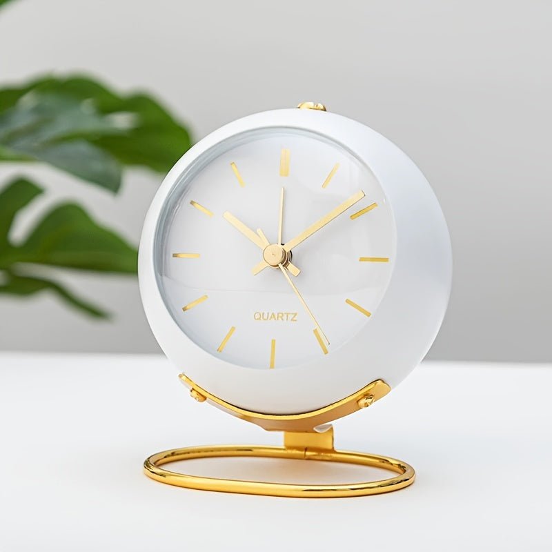 Buzzley – Retro Analog Alarm Clock with Silent Mechanism
