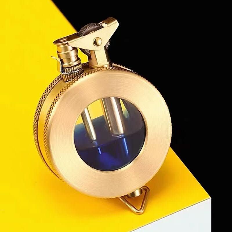 METALBLAZE – Retro Metall Kerosin Feuerzeug im kompakten Vintage-Design