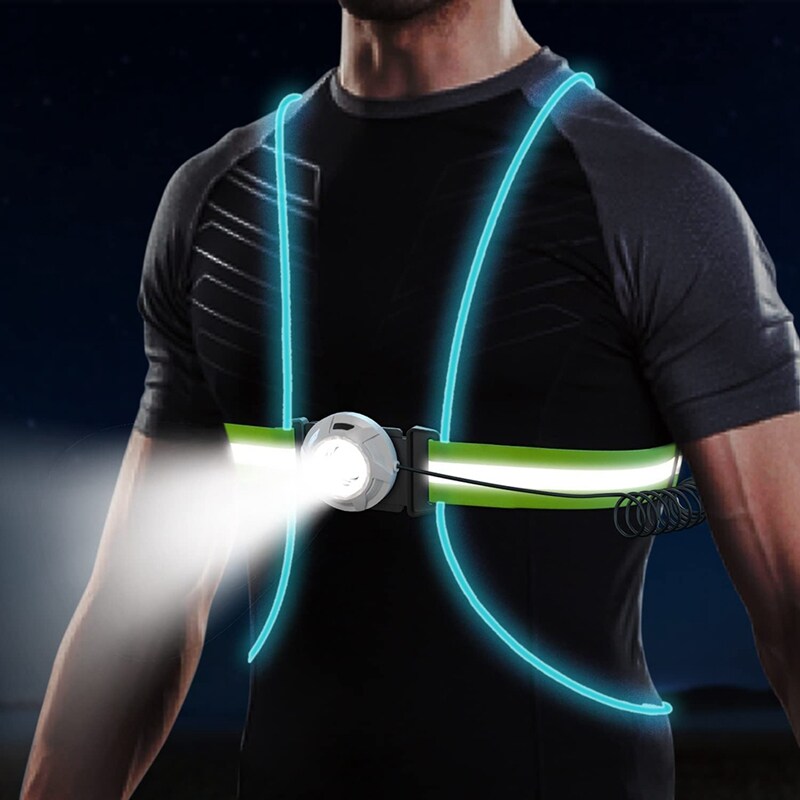 ReflectGlow - Sicherheitsweste mit LED-Beleuchtung für maximale Sichtbarkeit beim Laufen-3