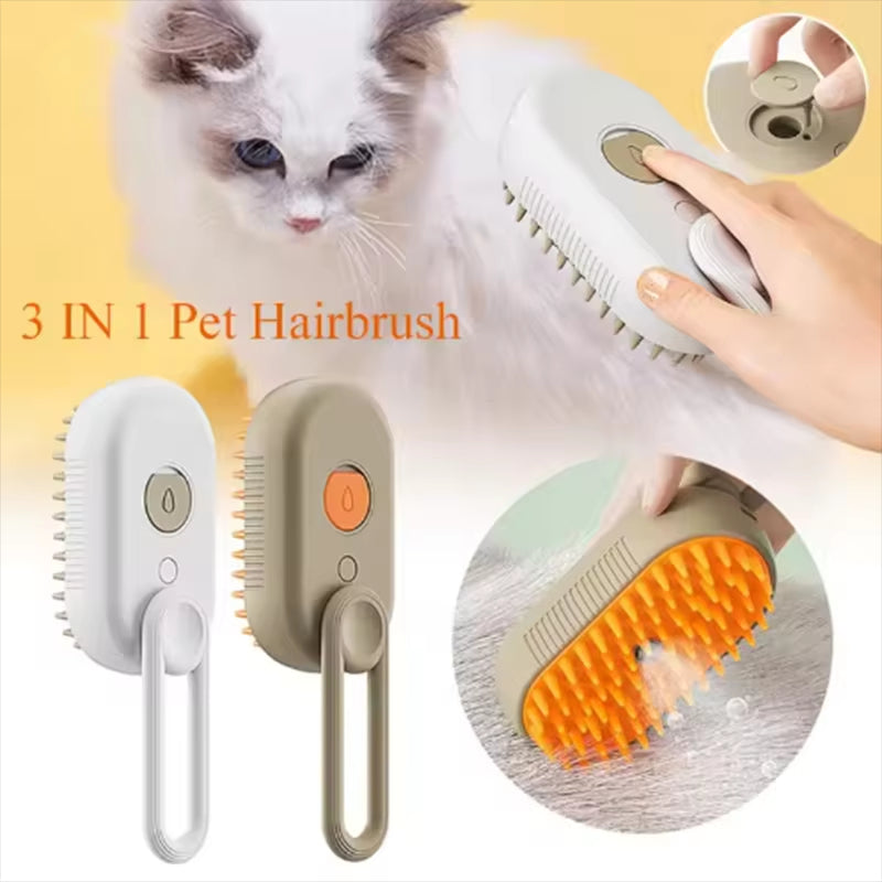STEAMPURR – Dampfkamm für seidiges Fell bei Hunden & Katzen