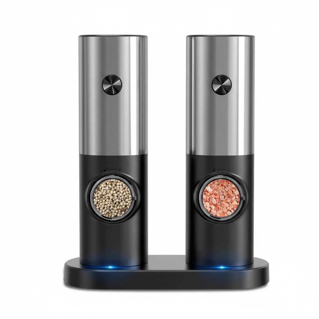 GEWÜRZDUO – Electric Salt and Pepper Mill Set with Adjustable Grind