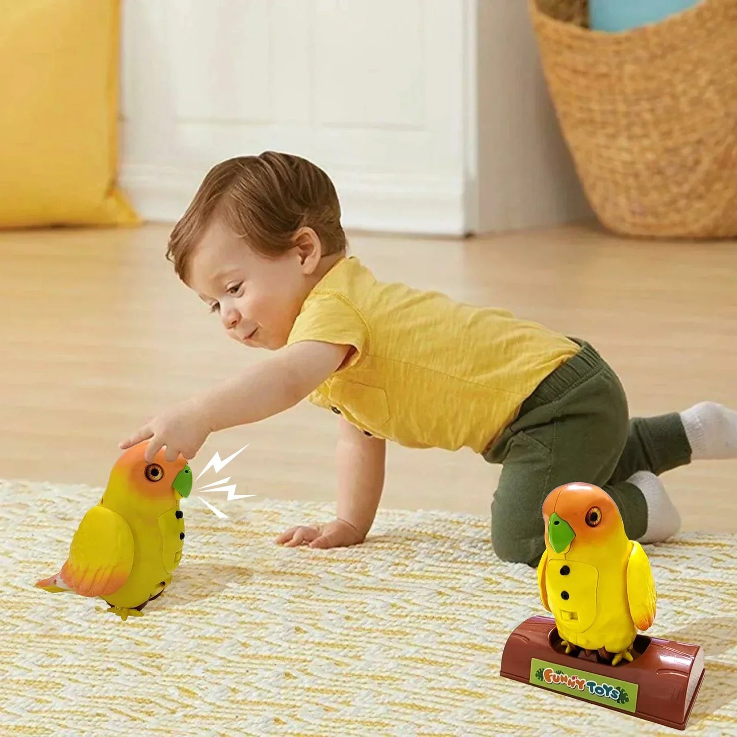TalkyBird – Loro parlante interactivo para niños y adultos