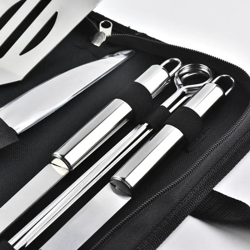 GrillMaster RVS Keukengerei Set – Premium Grillgereedschap voor Buitengebruik