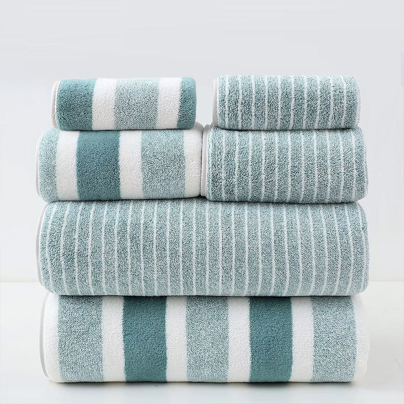 Luxury coral bath towel set - Ultra soft & absorbent for ultimate comfort