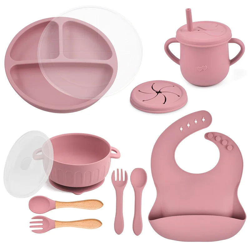Babycare Set-10-Teil-BPA-freier Service für Kinder-4