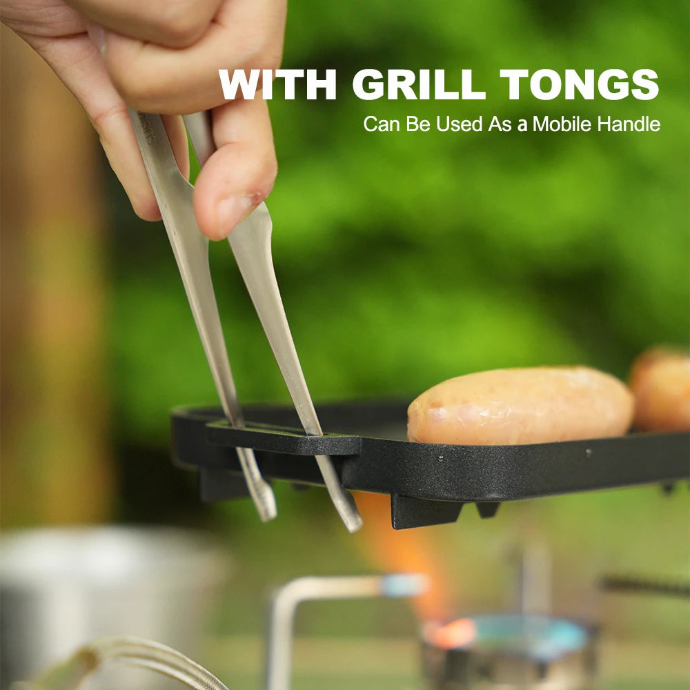 CampMaster mini grill plate set - Portable outdoor cookware