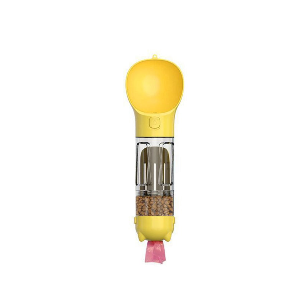 WALKIEPET BOTTLE – Tragbare 2-in-1 Hunde-Trink- & Futterflasche mit Kotbeutelhalter