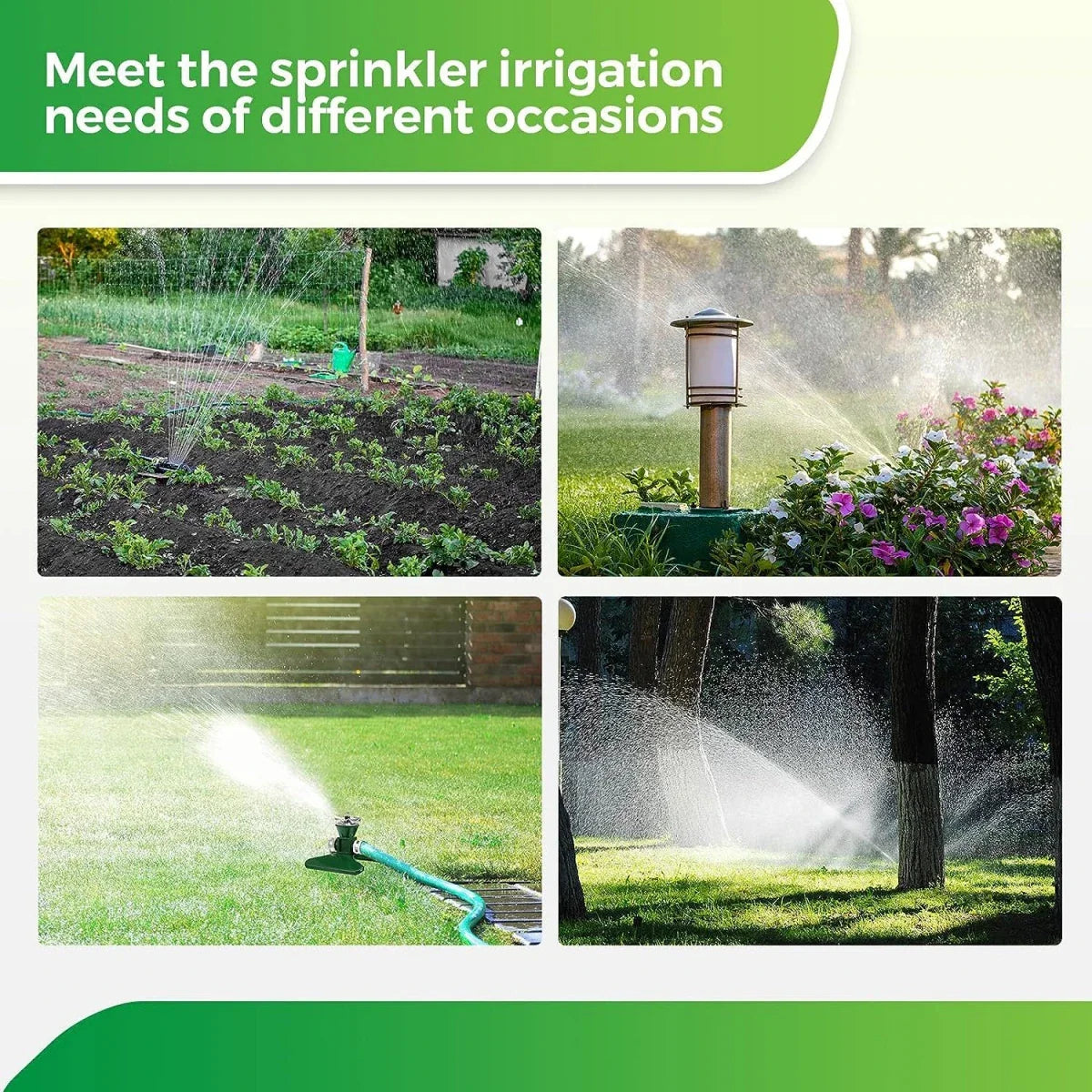 HydroSpin 360 Lawn sprinkler - Metal - 360° Garden