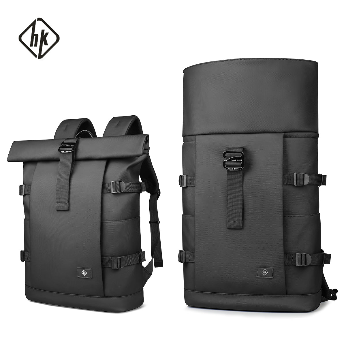 ROLLTRAIL Rugzak – Uitbreidbare outdoor rugzak met groot volume & laptopvak