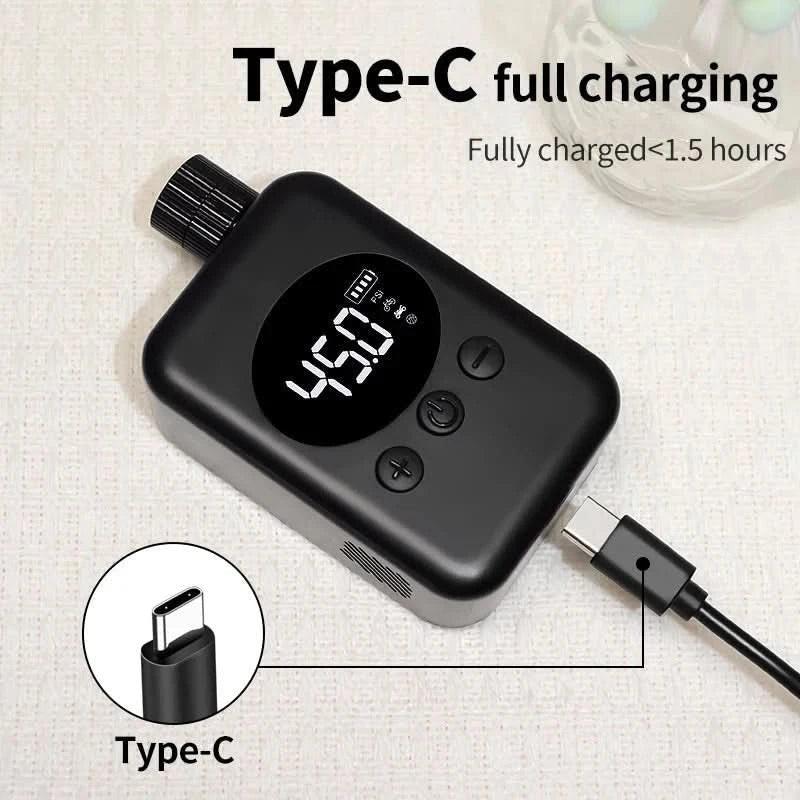 Tragbare 150psi Fahrradpumpe Elektrisch - Wireless Luftpumpe für MTB und Outdoor-5