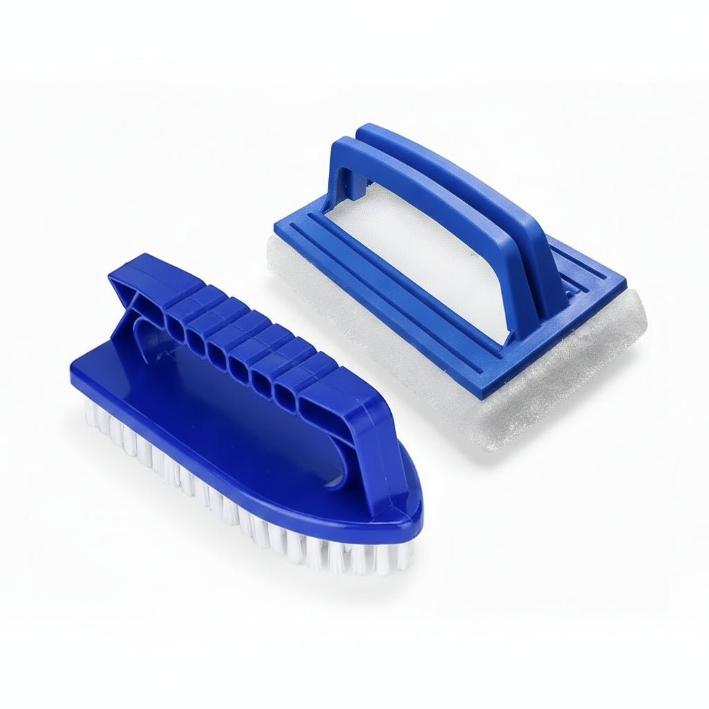 POOLFORCE – 2-in-1 Pool Brush for Deep Cleaning