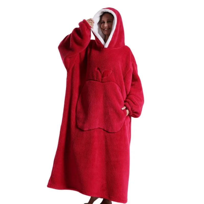 Variant image for Übergroßer Fleece Hoodie für ultimativen Komfort und Entspannung-6