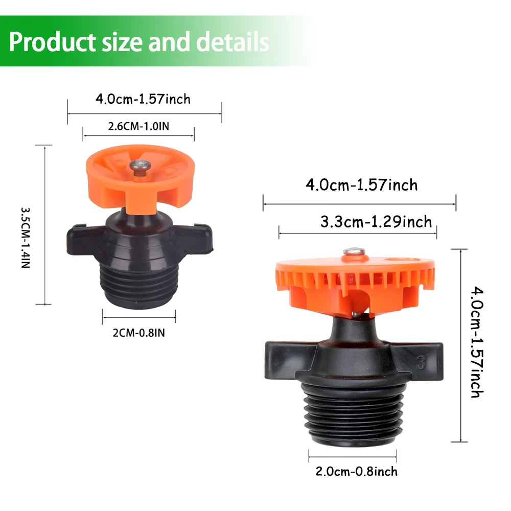 AquaSpin 360° sprinkler head - Rotatable & efficient for every garden