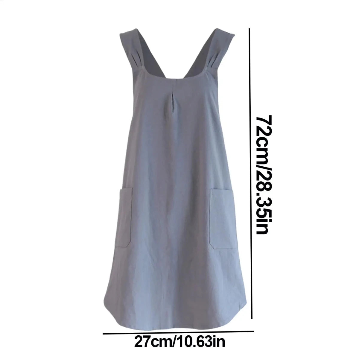 HanaSmock – Elegant Cross-Back Apron for Crafting