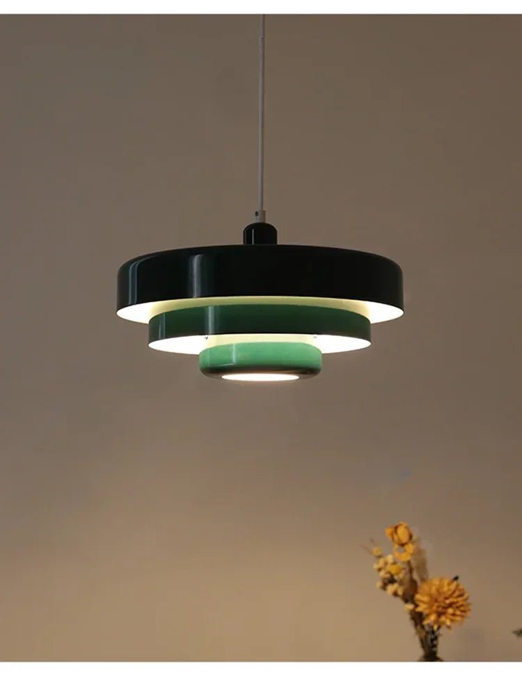 TRILORA – Elegant three-tier pendant light in macaron colors