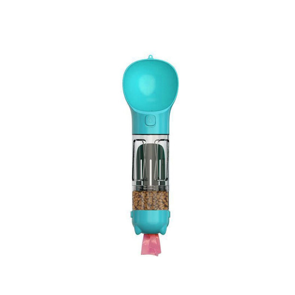 WALKIEPET BOTTLE – Tragbare 2-in-1 Hunde-Trink- & Futterflasche mit Kotbeutelhalter