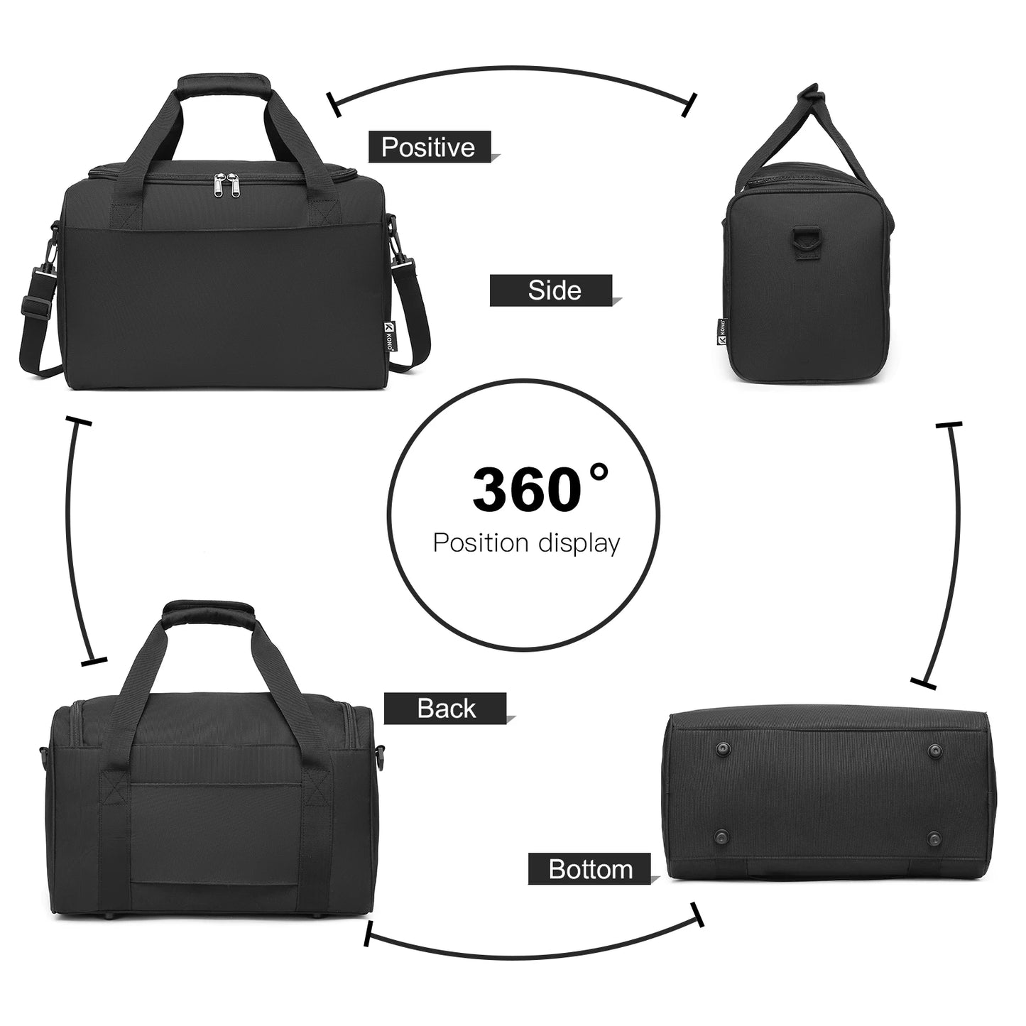 Handgepäck Tasche Für Flugzeug – Ideal Für Ryanair, Robuste Oxford-Tasche Mit Vielseitigen Tragemöglichkeiten-5
