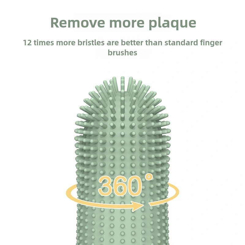 DENTEEZ – 360° Finger Toothbrush for Dogs & Cats