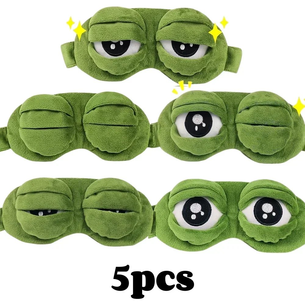FROGSNOOZE – 3D Frog Sleep Mask for Relaxed Sleep & Travel