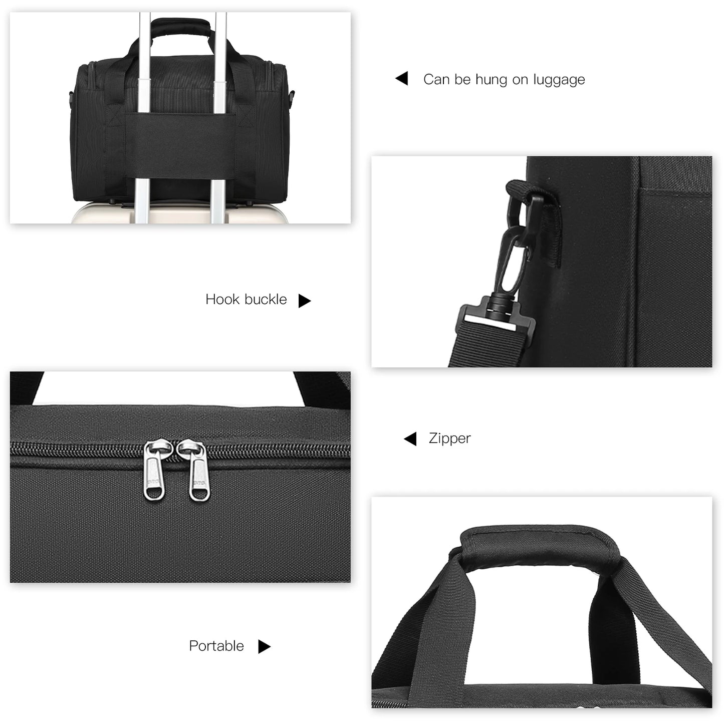 Handgepäck Tasche Für Flugzeug – Ideal Für Ryanair, Robuste Oxford-Tasche Mit Vielseitigen Tragemöglichkeiten-3