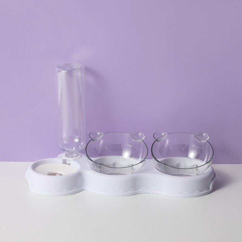 Karlfast-Stylish 3-in-1 Katzenfutterschale für Haustiere-5