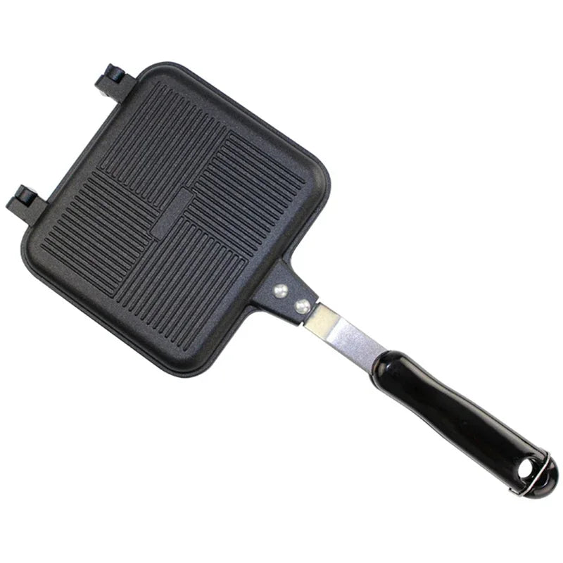 TOASTORIS - dubbelzijdige antiaanbak-sandwichpan van aluminiumlegering (35 × 15 cm)
