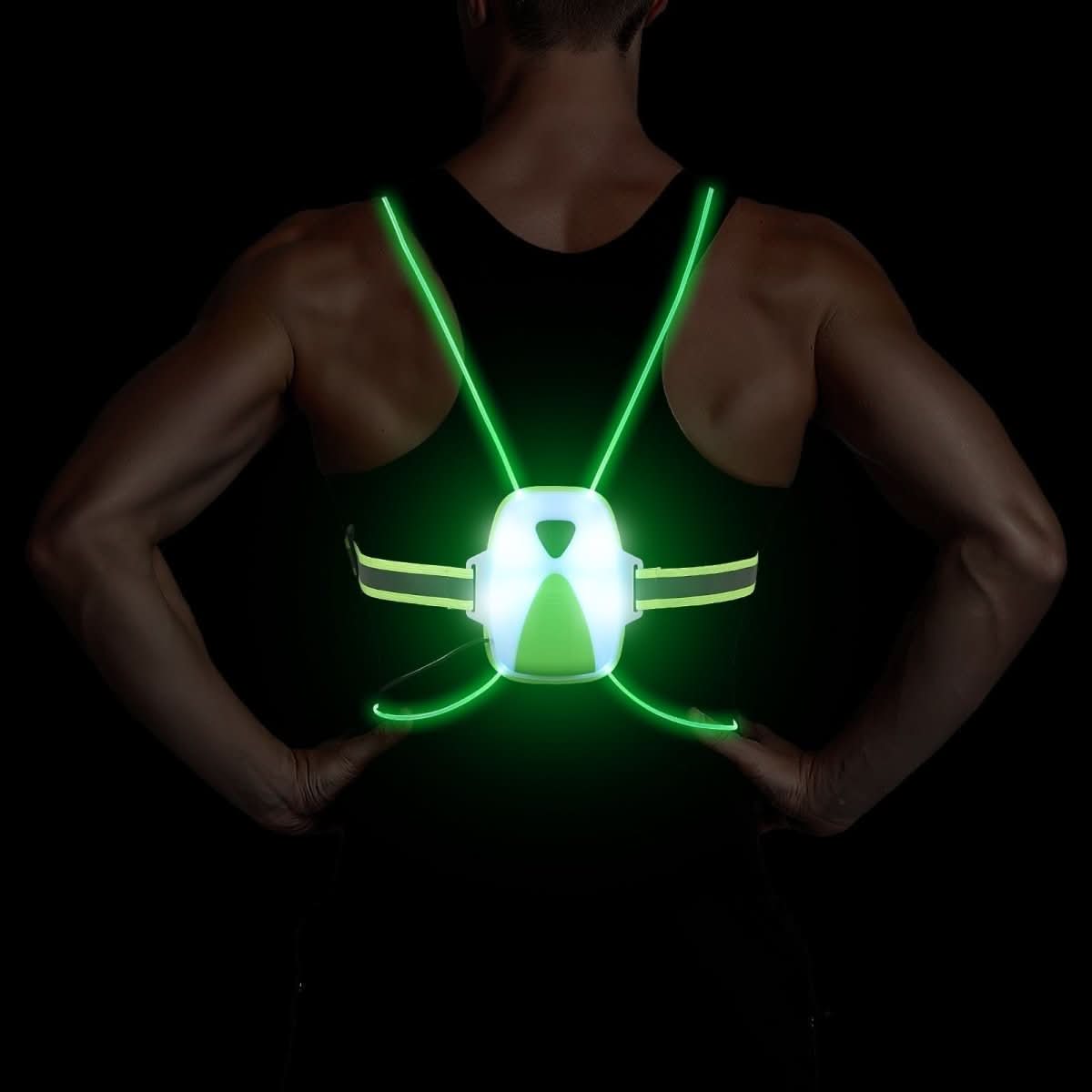 ReflectGlow - Sicherheitsweste mit LED-Beleuchtung für maximale Sichtbarkeit beim Laufen-6