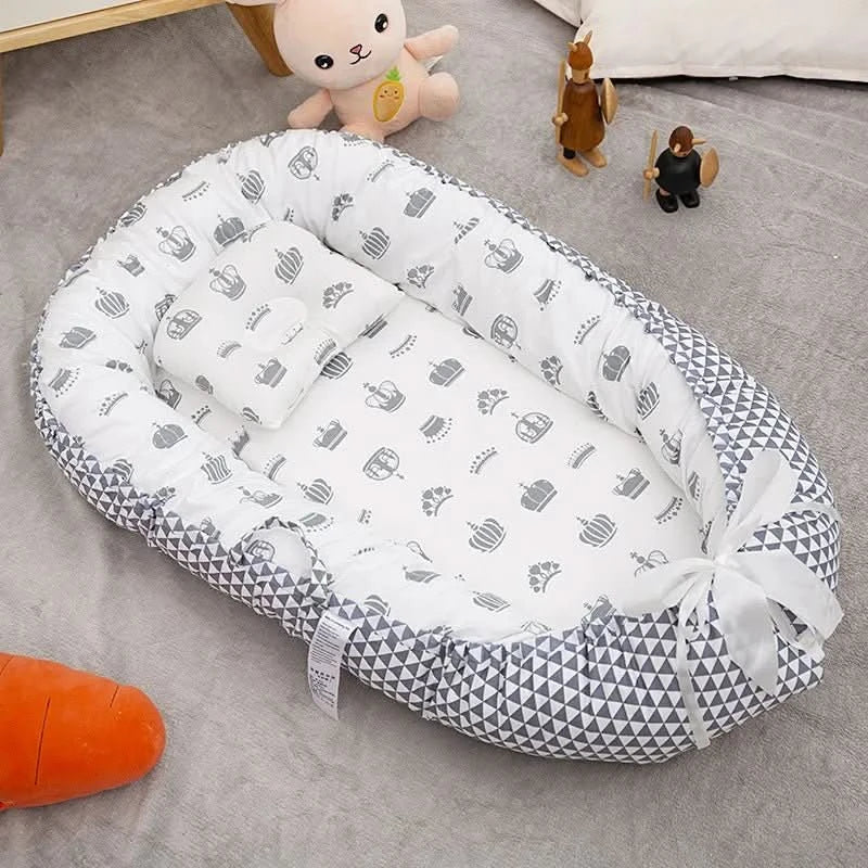 NapNest – Foldable Baby Bed for Safe Sleep at Home & on the Go