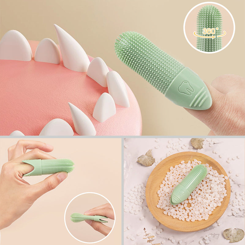 DENTEEZ – 360° Finger Toothbrush for Dogs & Cats