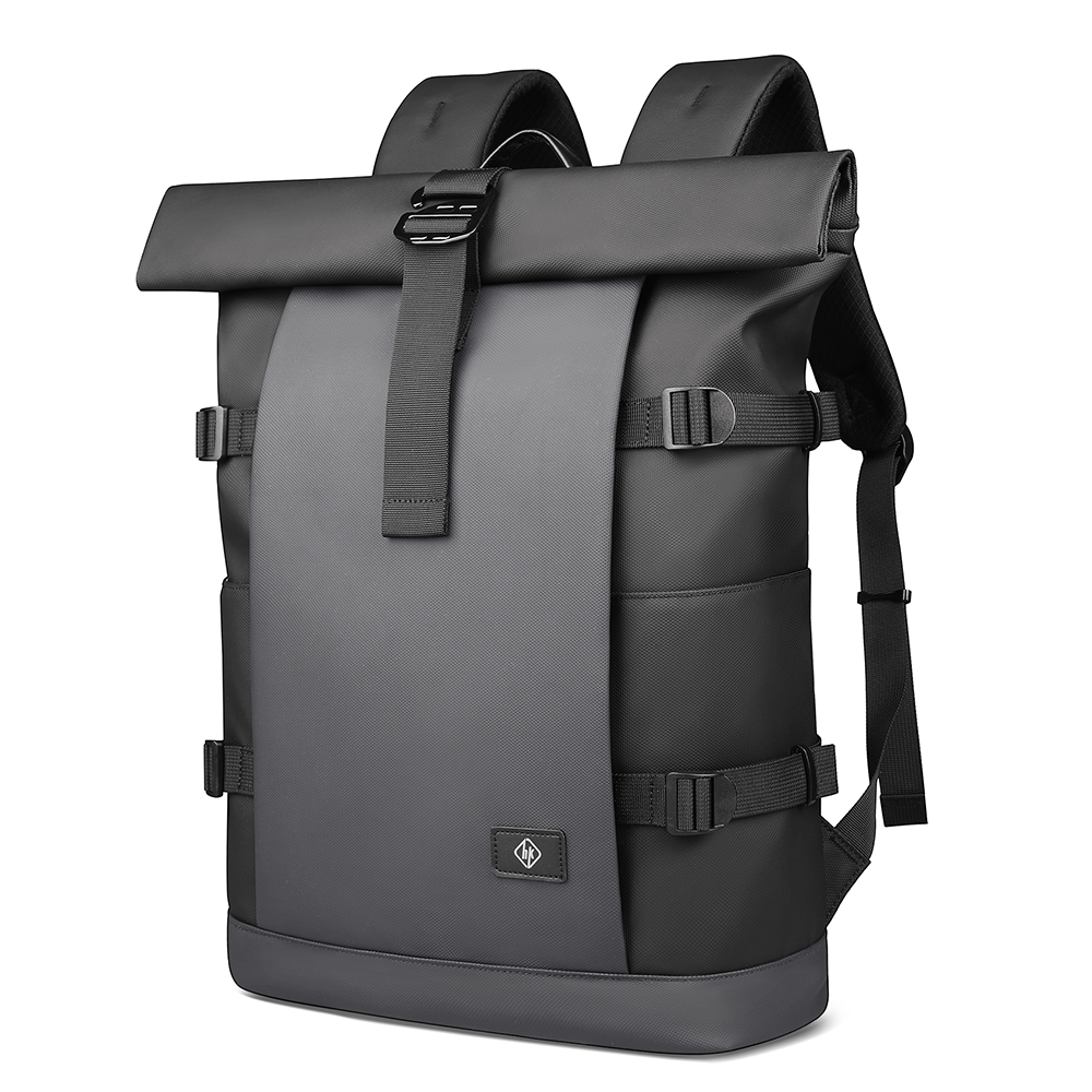 ROLLTRAIL Rugzak – Uitbreidbare outdoor rugzak met groot volume & laptopvak