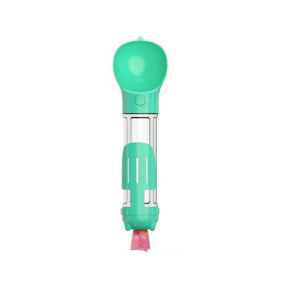 WALKIEPET BOTTLE – Tragbare 2-in-1 Hunde-Trink- & Futterflasche mit Kotbeutelhalter