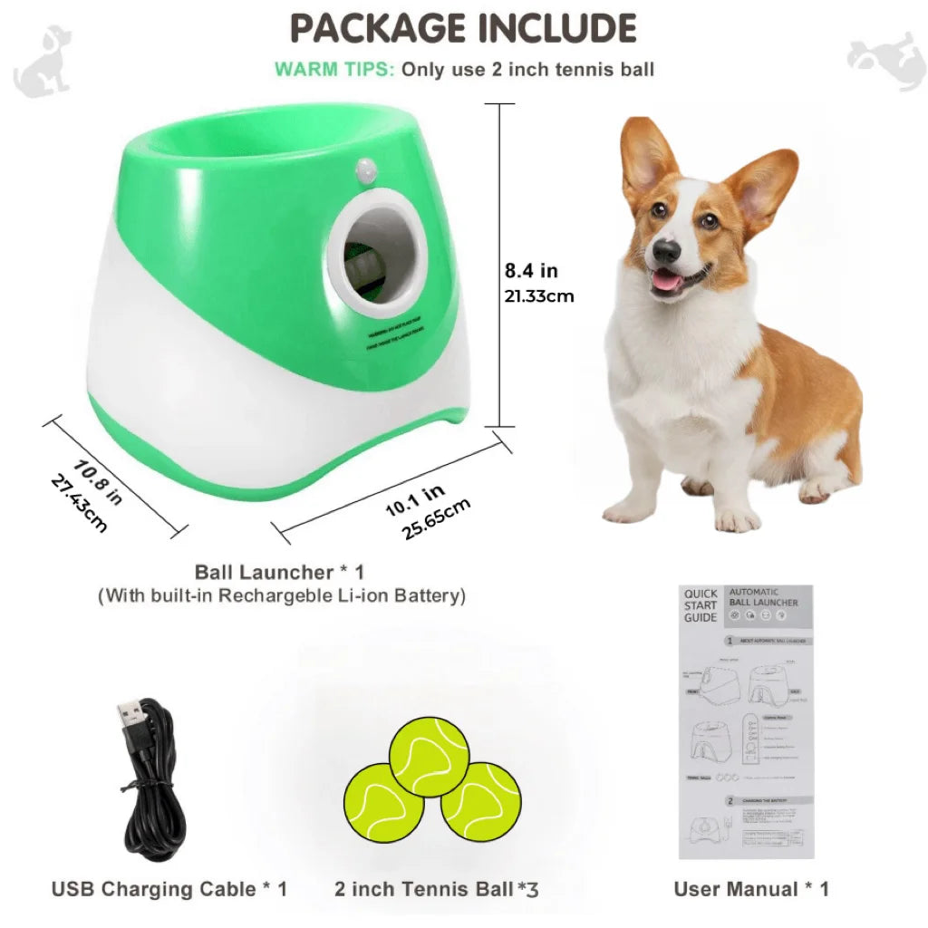 PlayFetch Automatic Ball Thrower - Rechargeable dog toy