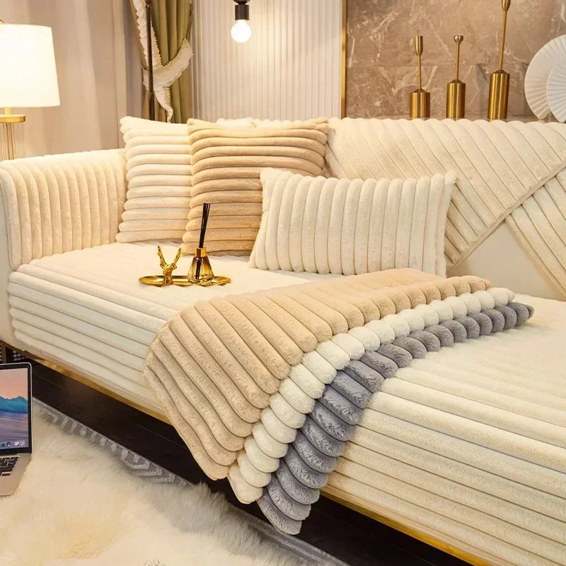 Funda de sofá SofaSafe de poliéster – impermeable y antideslizante para espacios de vida acogedores
