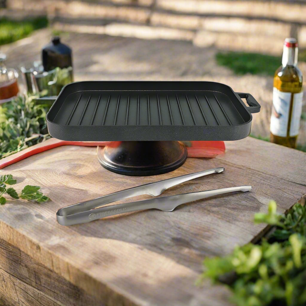 CampMaster mini grill plate set - Portable outdoor cookware