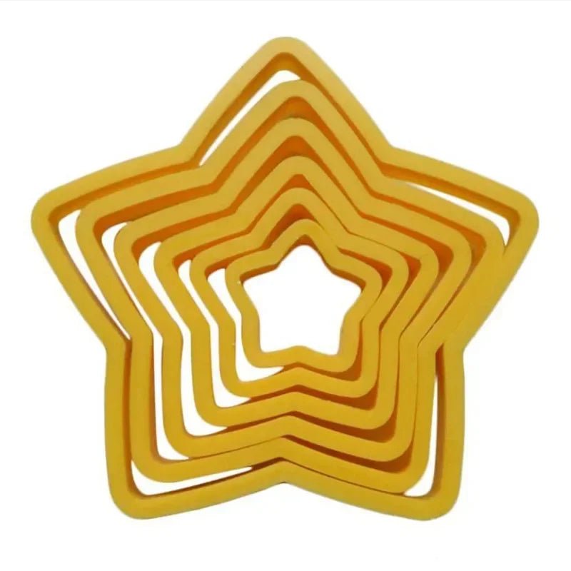 DOUGHBELL – 6-Piece Christmas Cookie Cutter Set for Cookies & Pastries