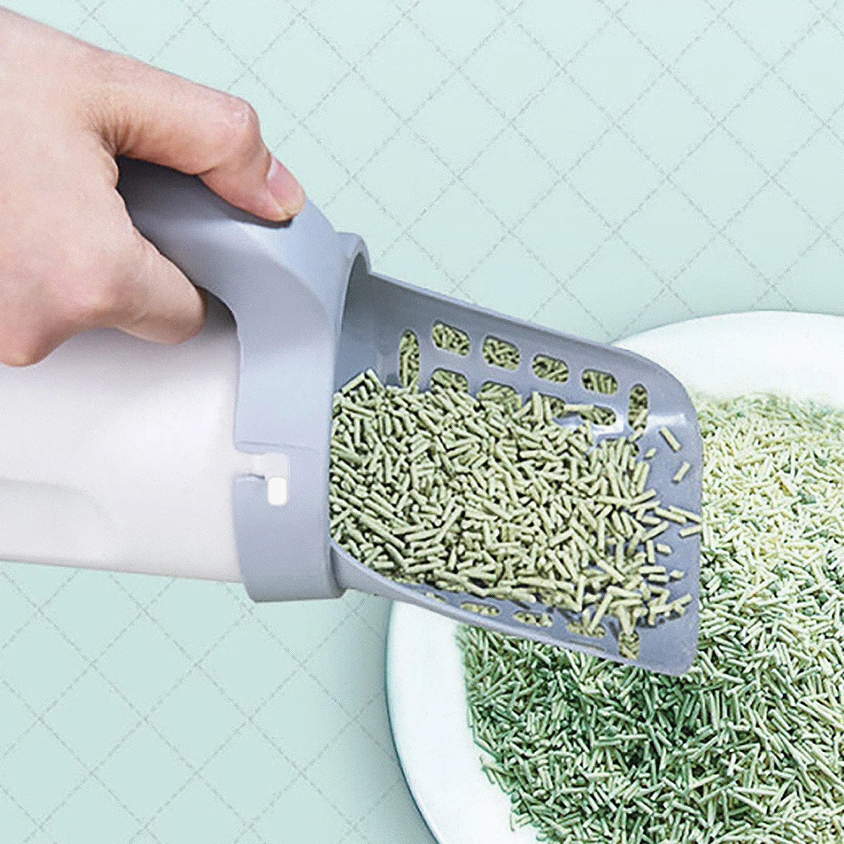 EASYSCOOP - Hygienic cat scoop with odour-stop function