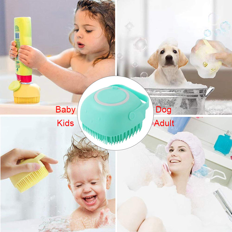 GROOMPAL – Gentle Silicone Massage Glove for Dogs & Cats